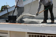 Battle flat roofing repair